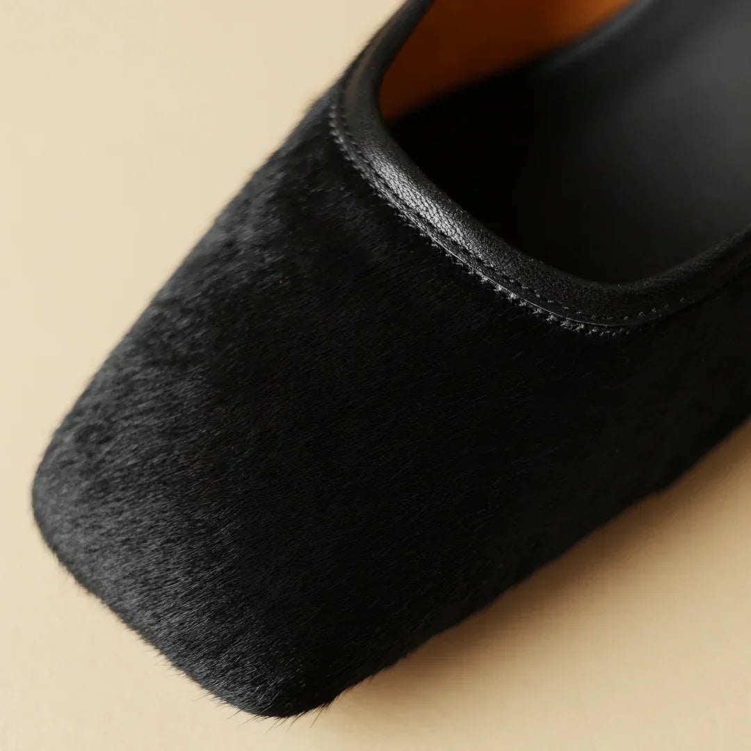 Adele - Square Toe Mules