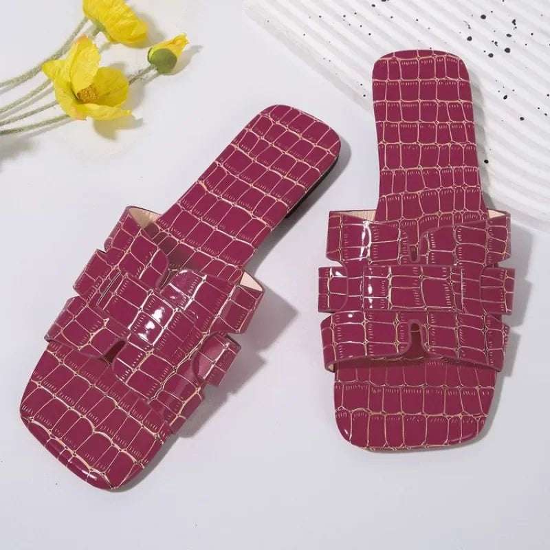 Verae - Croc-Skin Flats