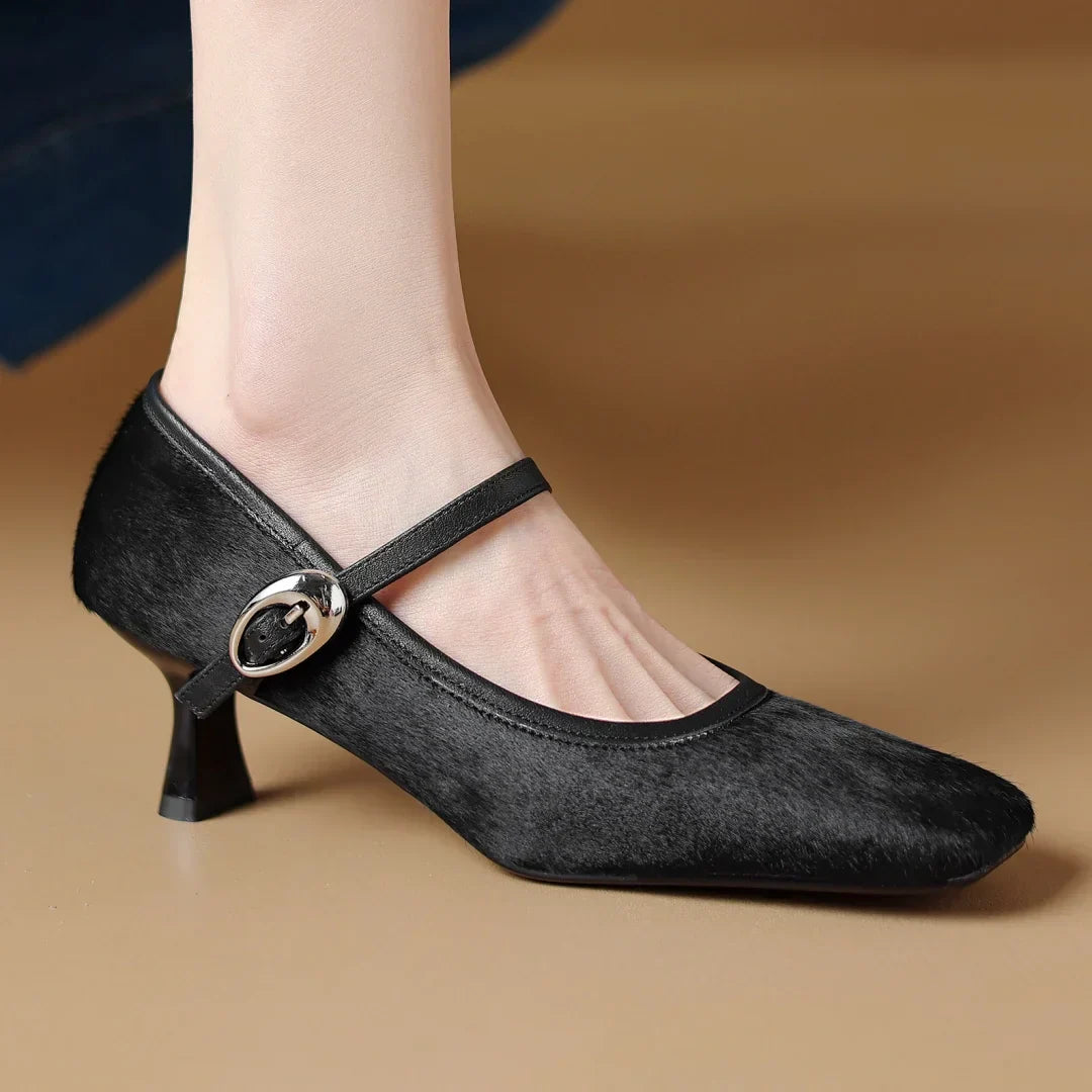 Adele - Square Toe Mules