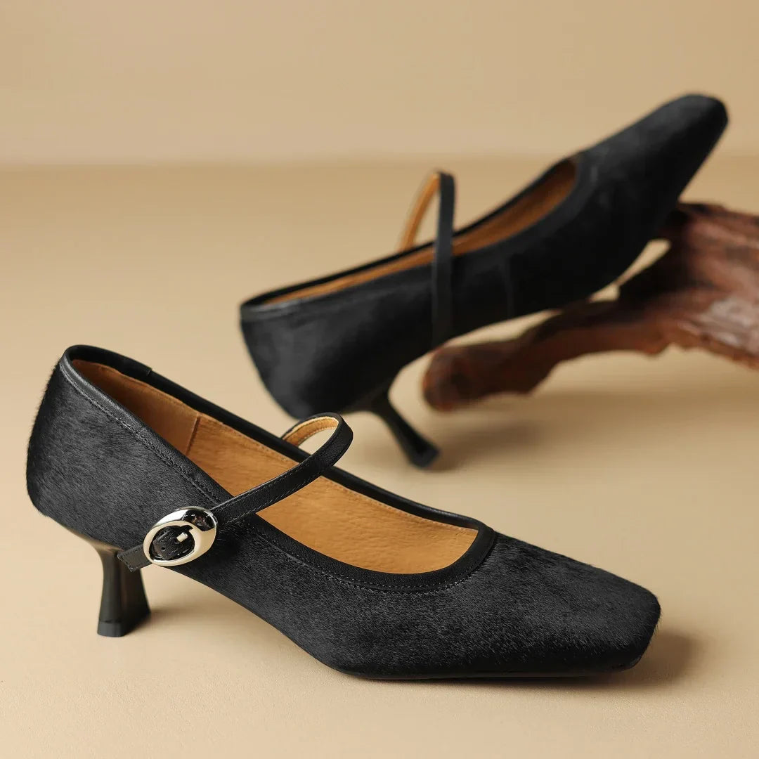 Adele - Square Toe Mules