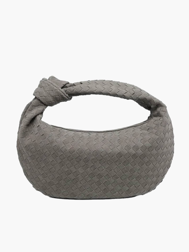 Woven Suede Bag