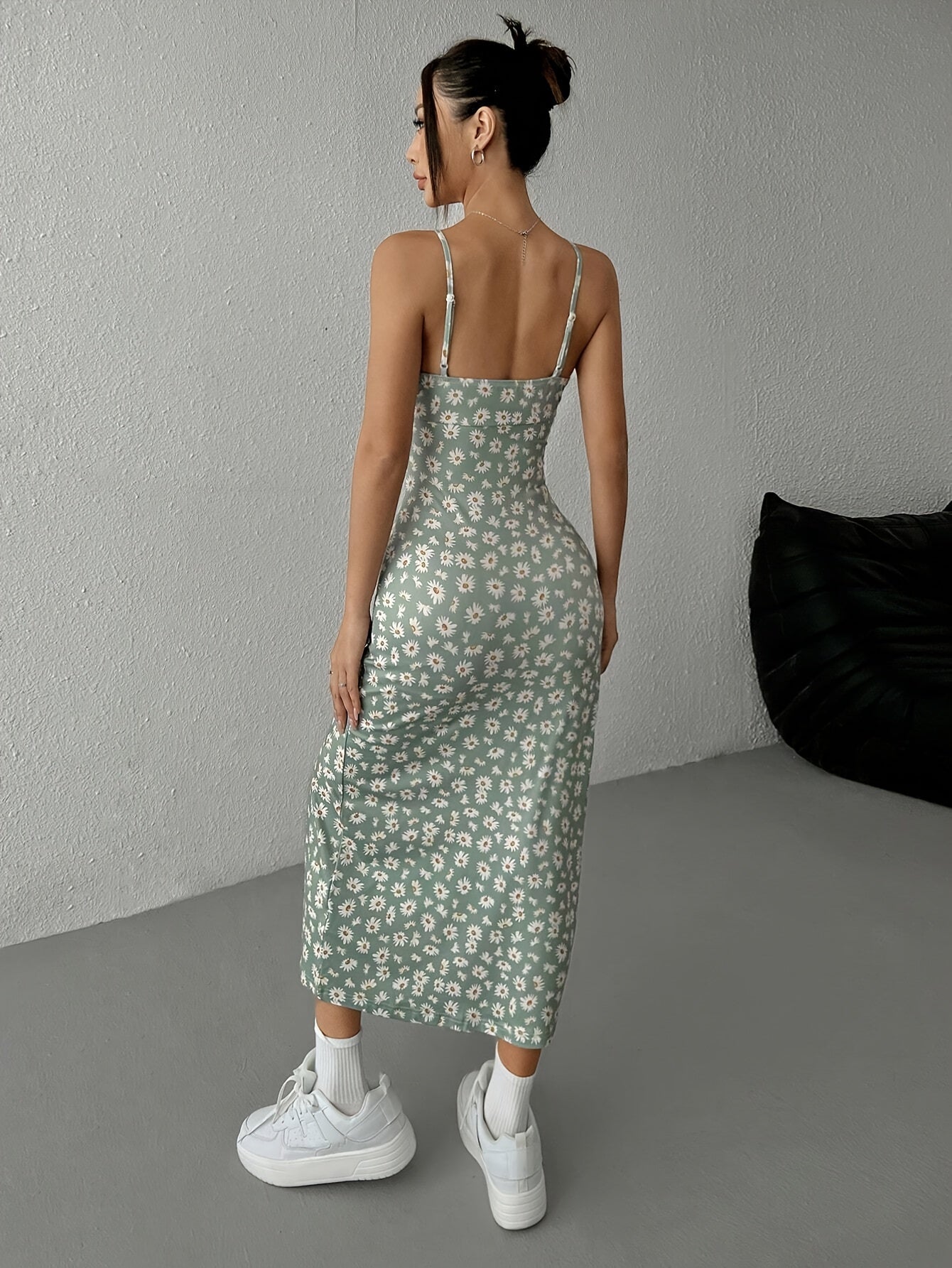 Isla High-Slit Minimal Dress