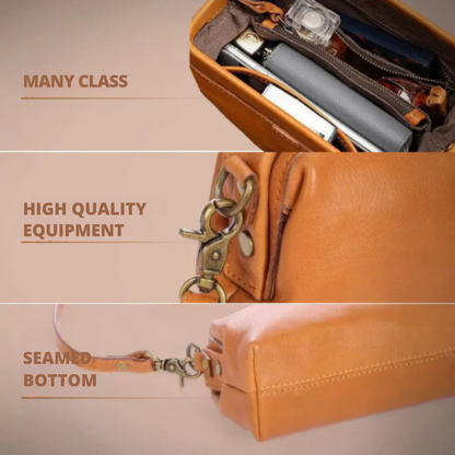 Velissa - Handmade Casual Leather Crossbody Bag