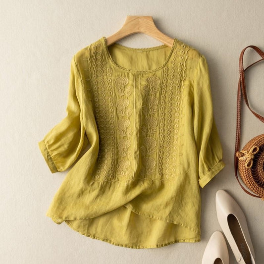 Tenori Linen Top