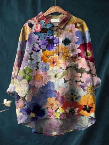 Lila™ | Modern Floral Printed Shirt
