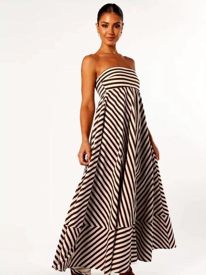 Nocturnal Charm Ruched Maxi Dress