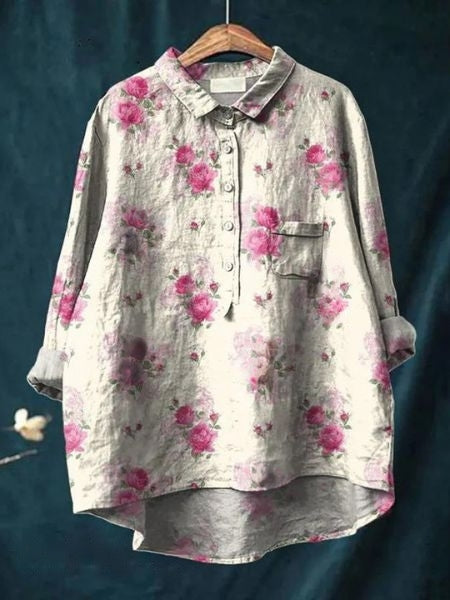 Lila™ | Modern Floral Printed Shirt