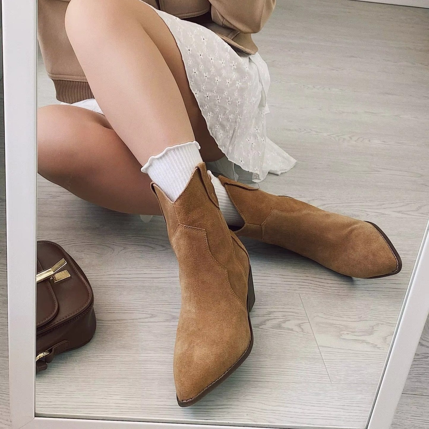 Myka - Suede Leather Boots