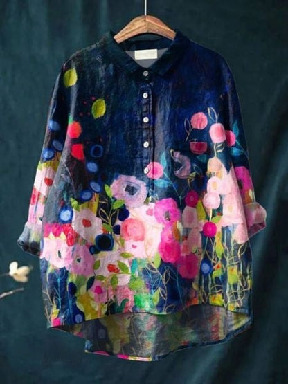 Lila™ | Modern Floral Printed Shirt