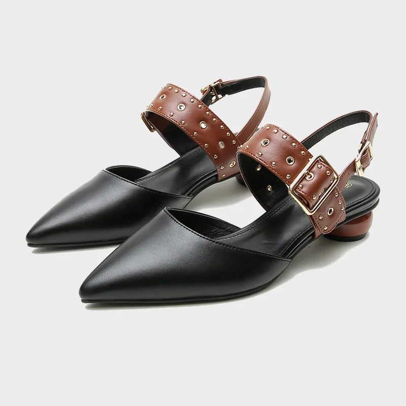 Nysa - Studded Sandals