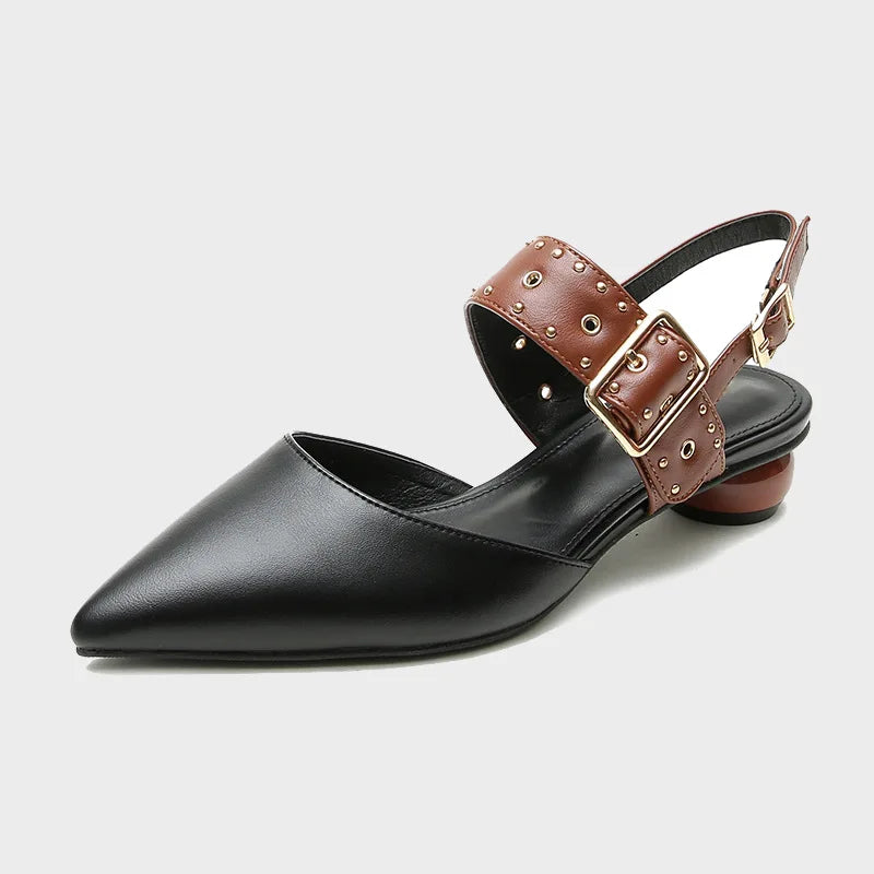 Nysa - Studded Sandals