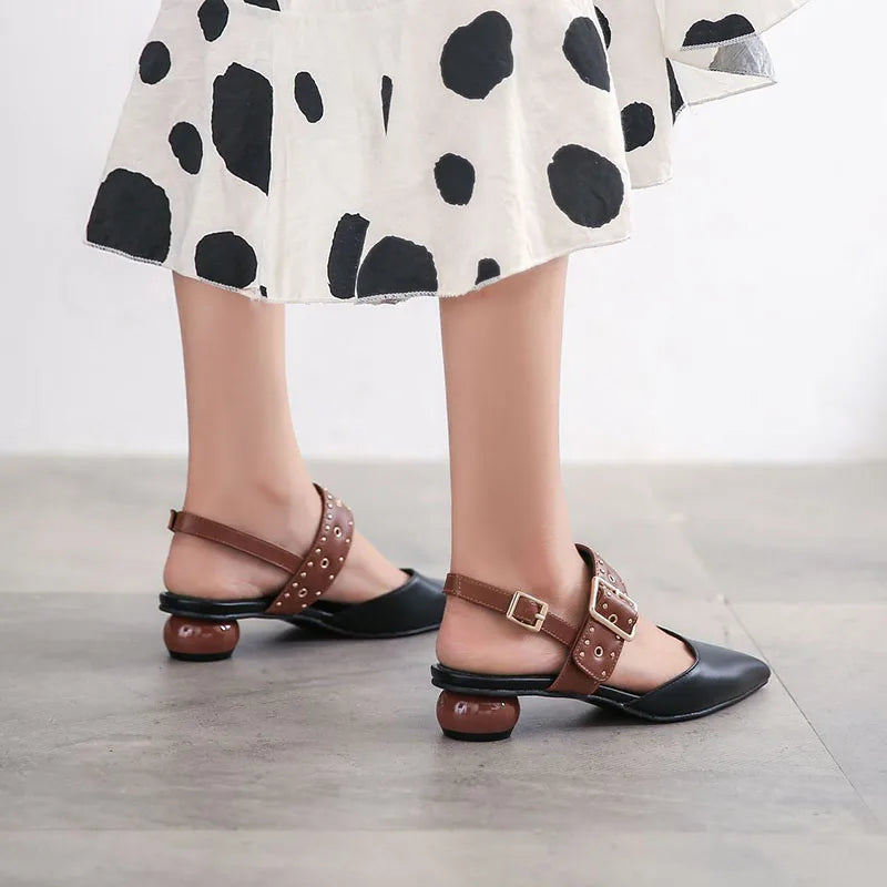Nysa - Studded Sandals