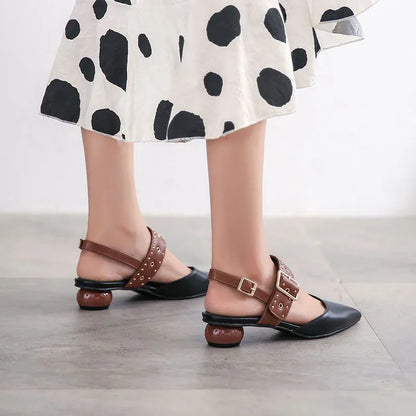 Nysa - Studded Sandals