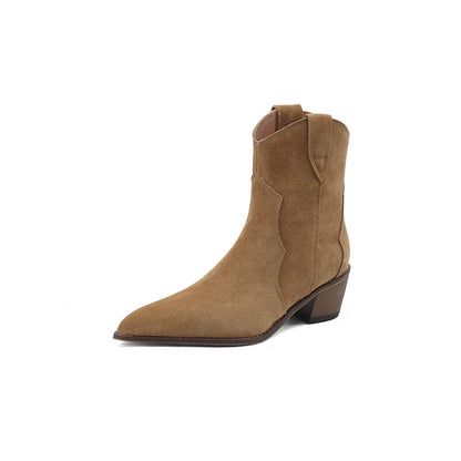 Myka - Suede Leather Boots