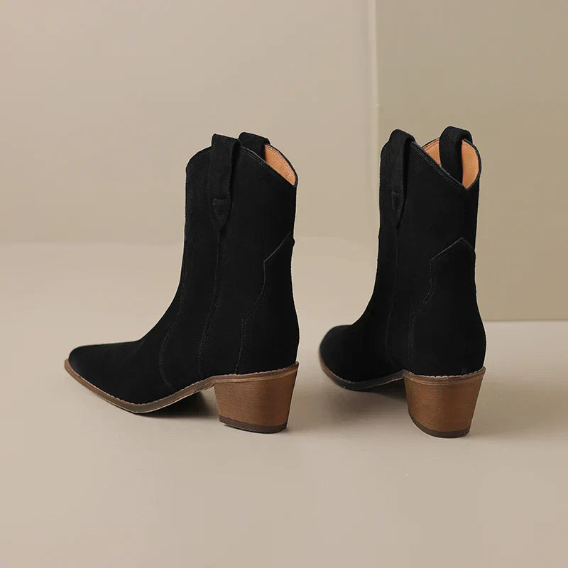 Myka - Suede Leather Boots