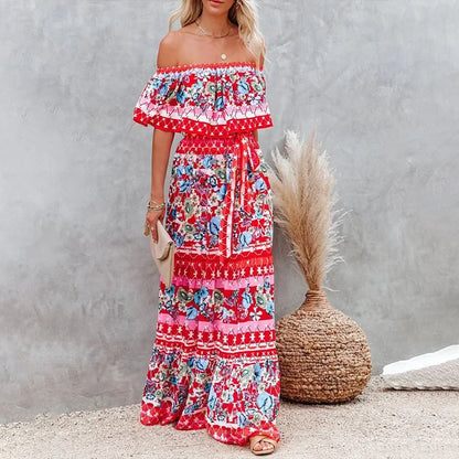 Amara Off-Shoulder Maxi Dress