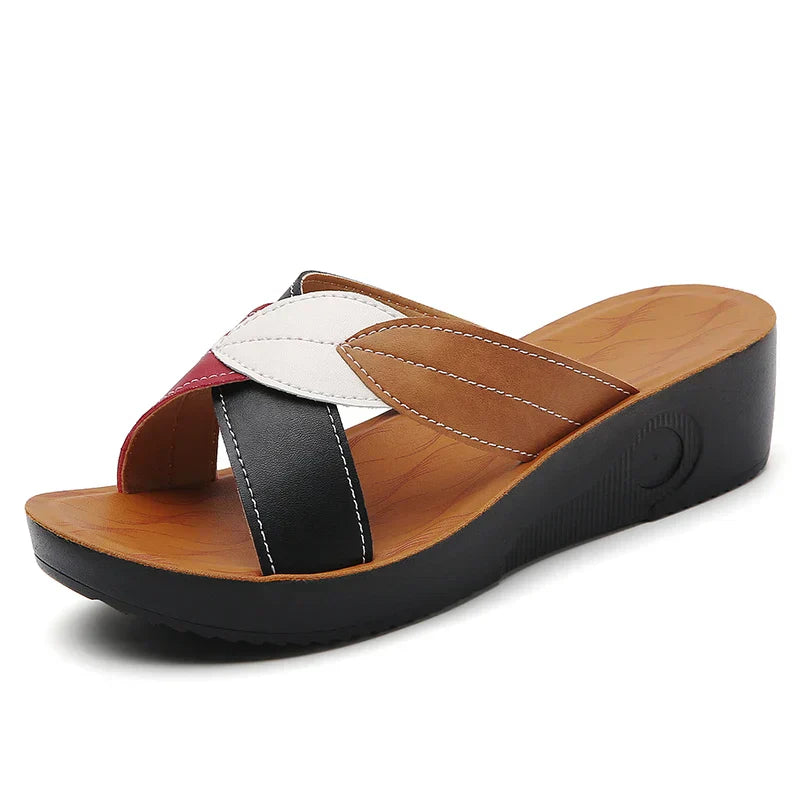 Anwen - Leather Wedges