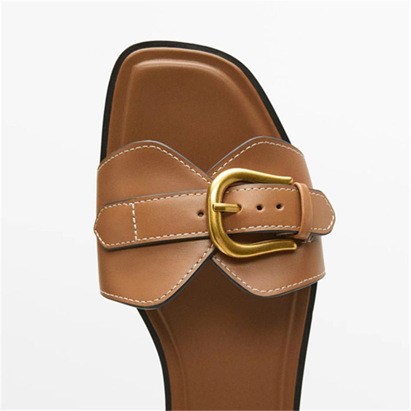 Zadie - Leather Sandals