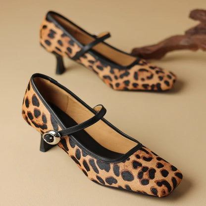 Adele - Square Toe Mules
