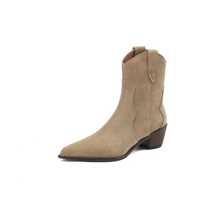 Myka - Suede Leather Boots
