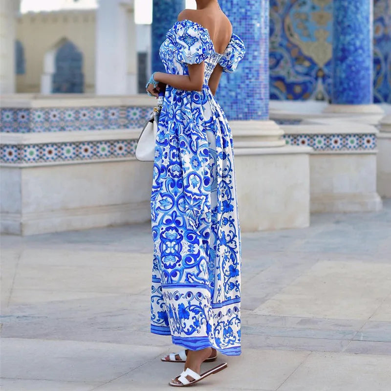 Isla Off-Shoulder Maxi Dress