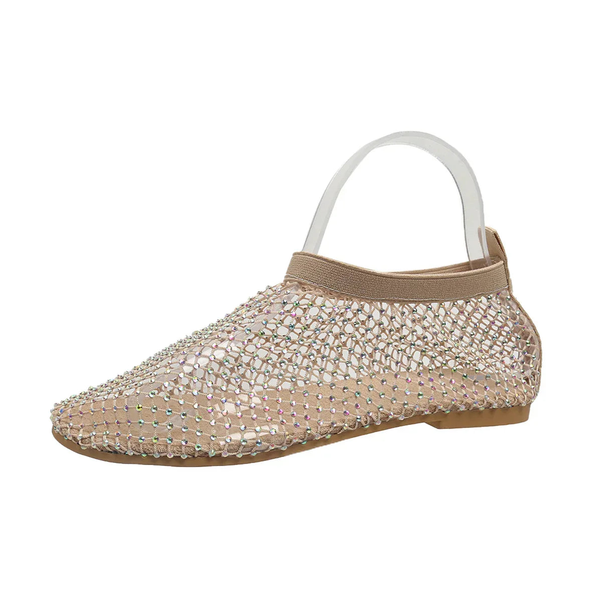 Amoura - Diamond Mesh Flats