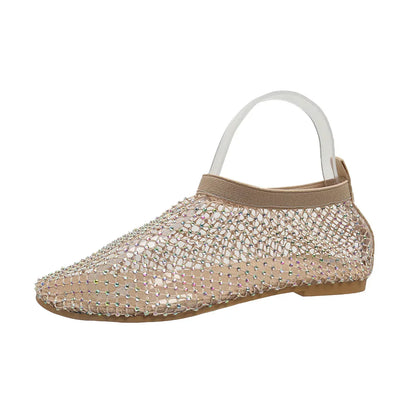 Amoura - Diamond Mesh Flats