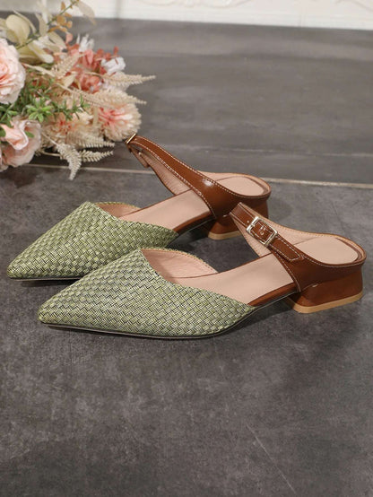 Cambria - Woven Mules