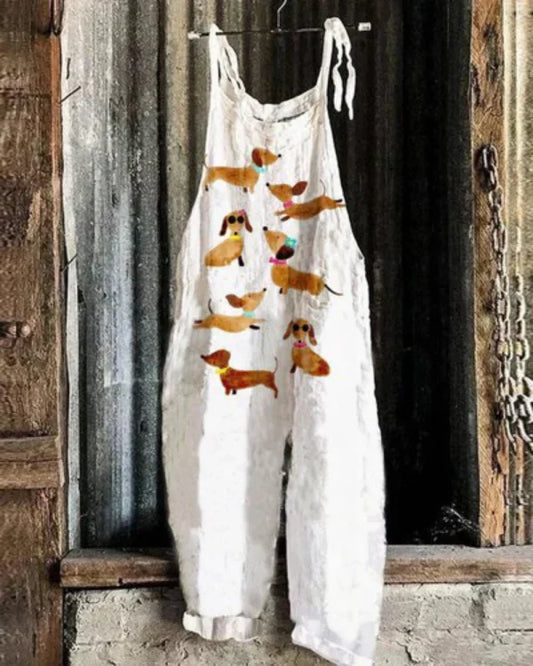 Ruby | Cute Dog Art Jumpsuit