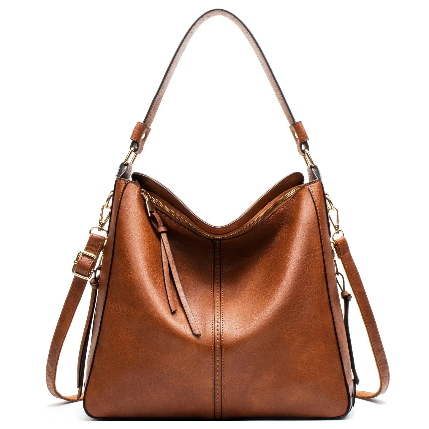 Leather Hobo Bag