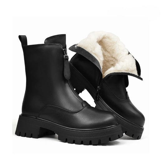 Kaida - Sherpa Lined Ankle Boots
