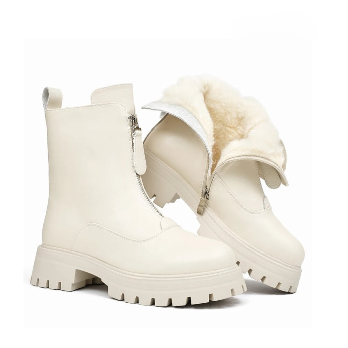 Kaida - Sherpa Lined Ankle Boots