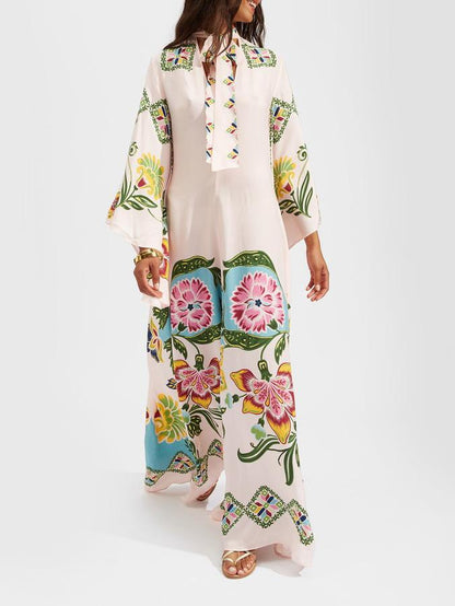 Eileen - Floral Long Sleeve Maxi Dress