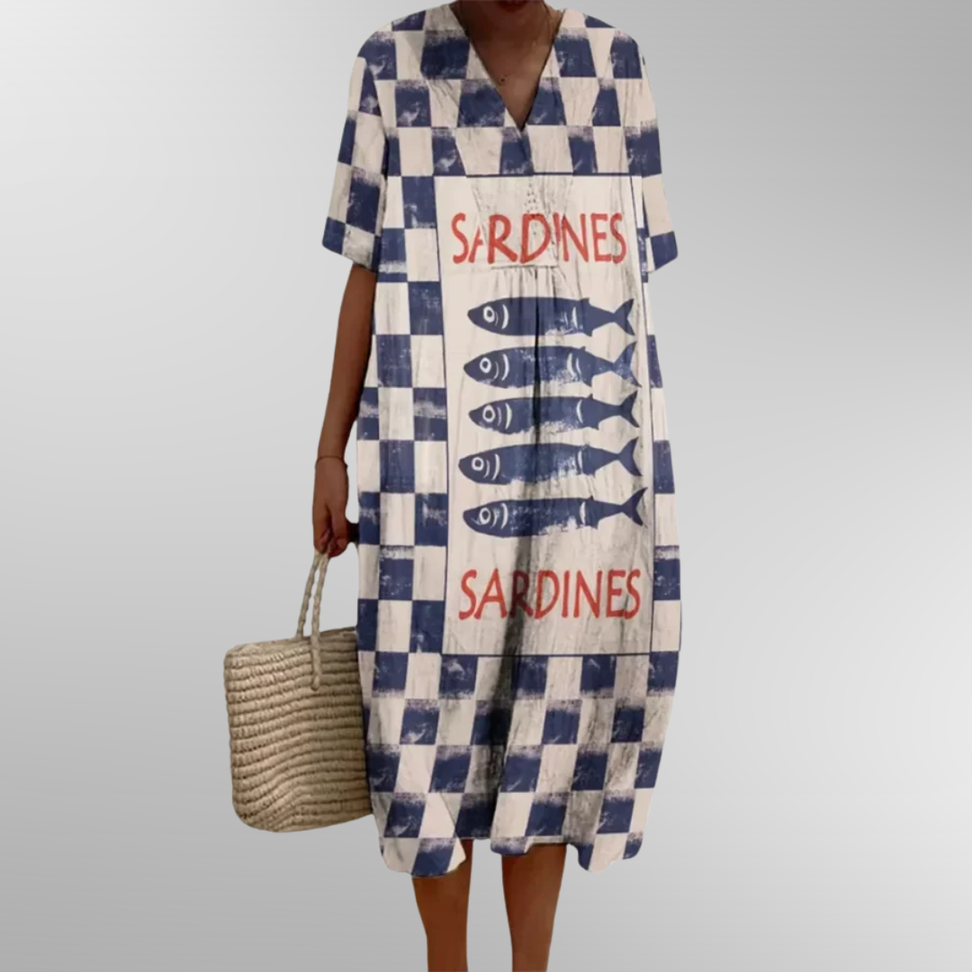 Lily – Chic Summer Checkered Dress