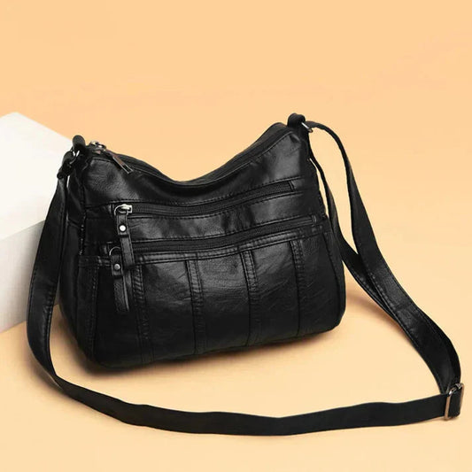 Nina Soft Leather Crossbody Bag