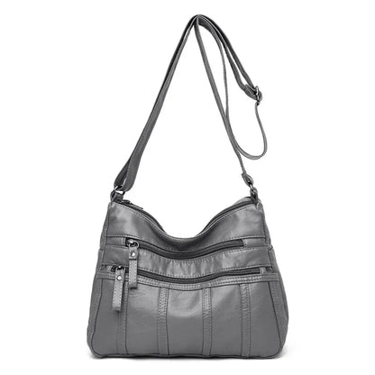 Nina Soft Leather Crossbody Bag