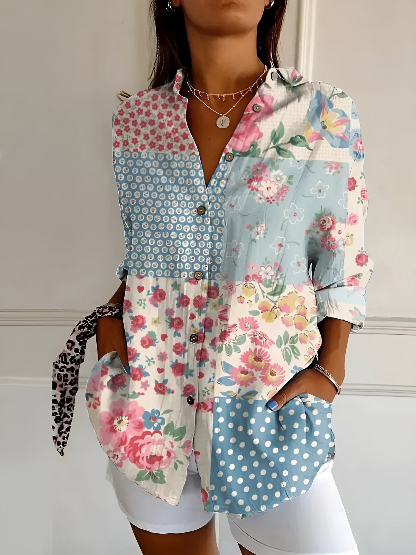 Orlena - Stylish Floral Blouse