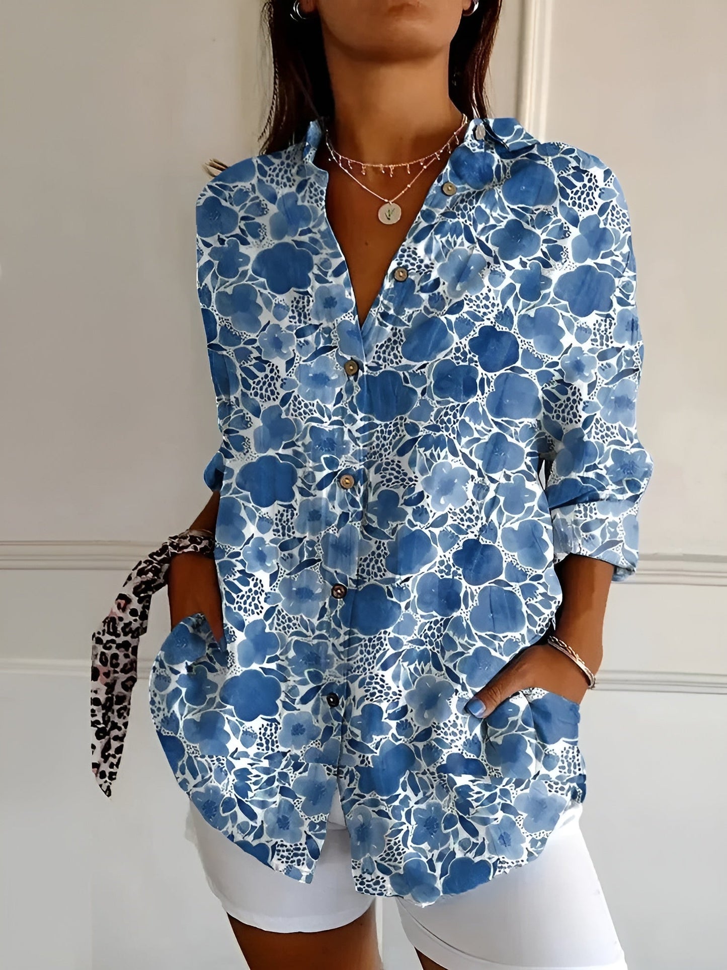 Orlena - Stylish Floral Blouse